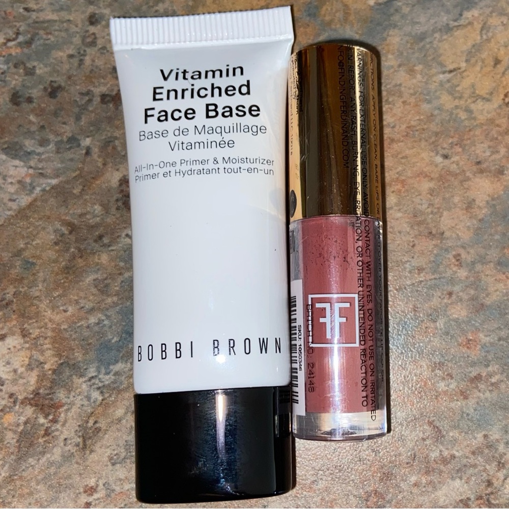 BOBBI BROWN FACE BASE AND FACE FORWARD LIP GLOSS